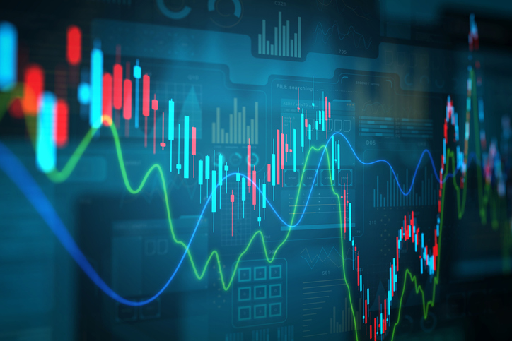 Stock trading on data screen